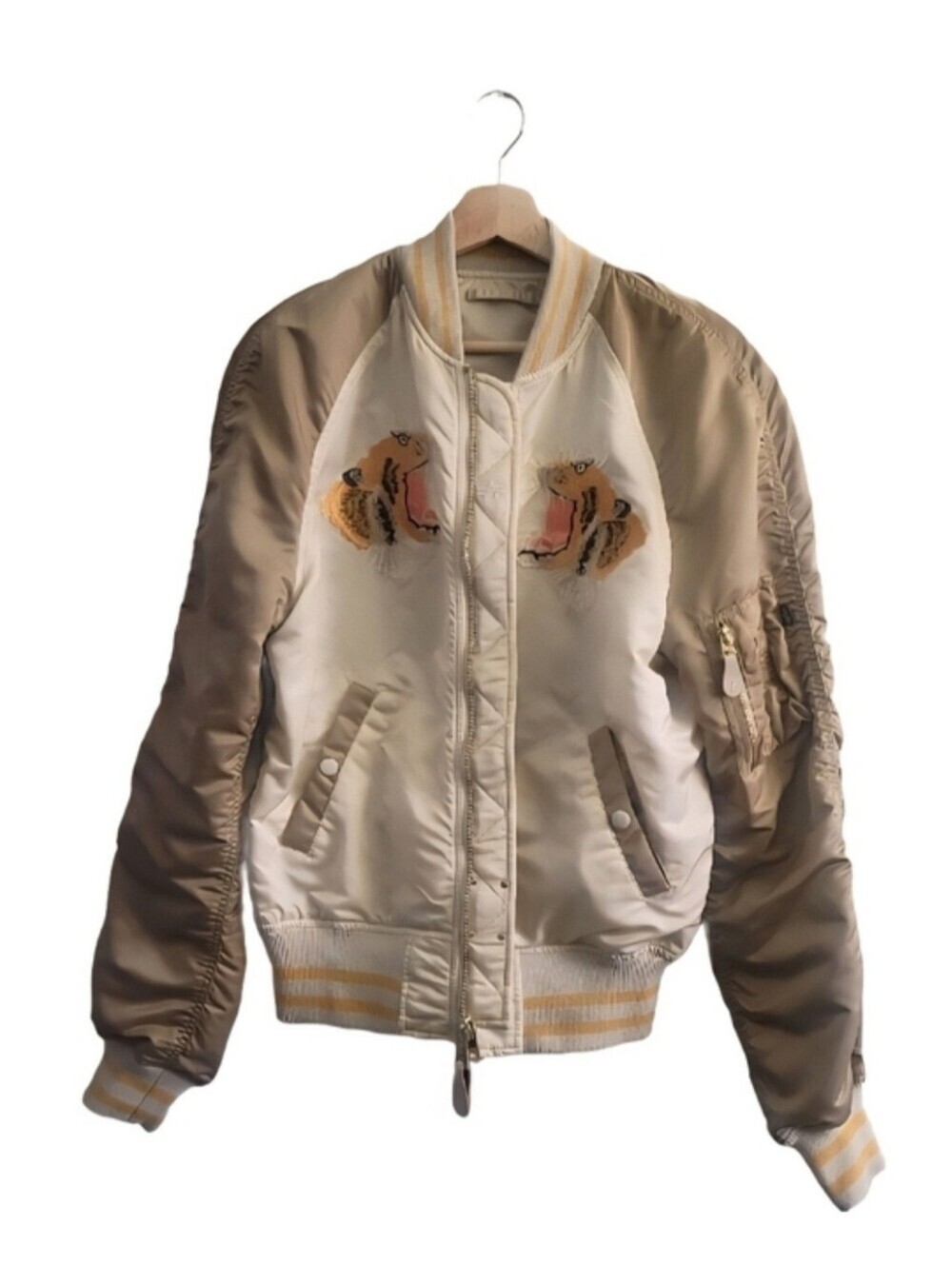 ALPHA INDUSTRIES Tiger Souvenir Limited Edition Embroidered Bomber Unisex Sz S